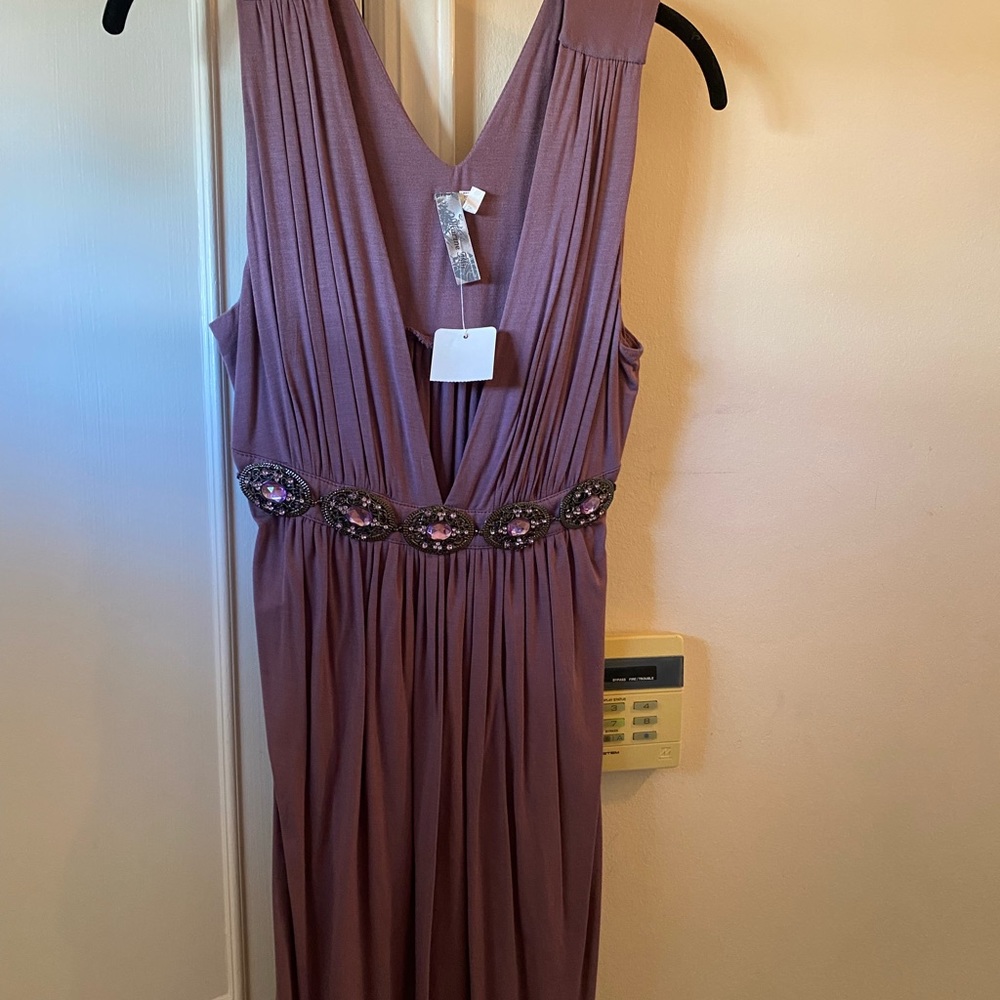 New Marineblu Dress with Embellishments